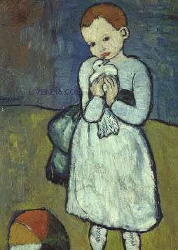 Child with a Dove