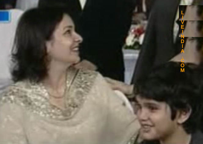 Anjali Tendulkar with Son Arjun