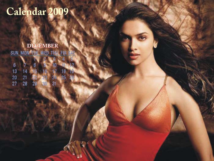 Deepika Padukone - Calendar Dec