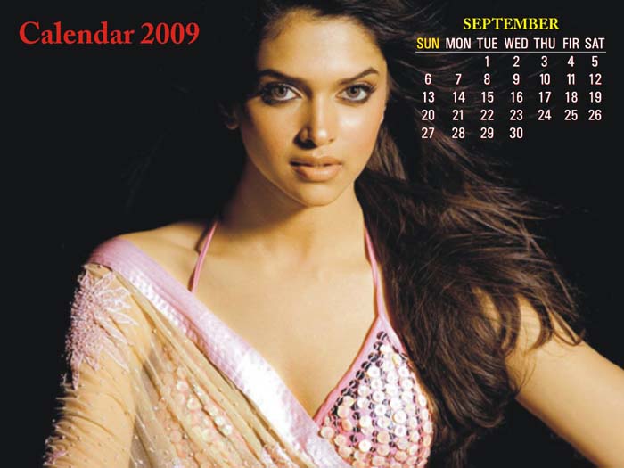 Deepika Padukone - Calendar Sep