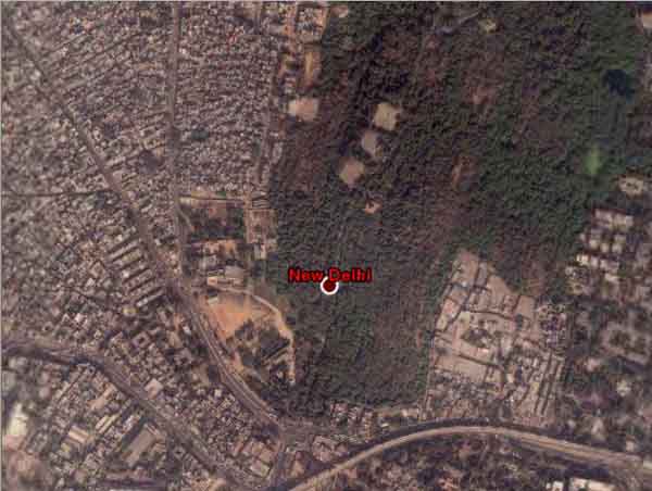 New Delhi, India From Space