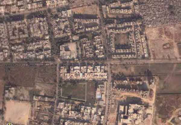 Pitampura, Suvidha Kunj, Delhi From Space