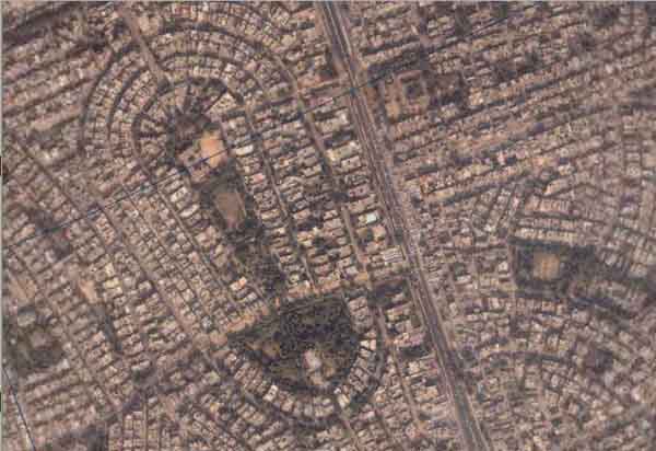 West Delhi From Space