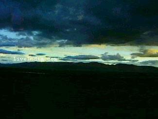 Scenery at night at Kailash Mansarovar