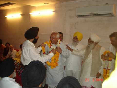 Kapil Sibal with M.M Pal Singh Goldi