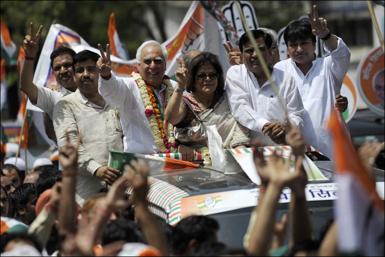 The Muslim vote also seems to have backed Kapil Sibal
