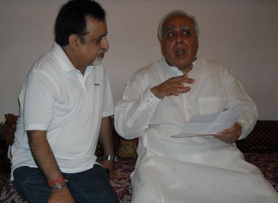 Kapil Sibal with Rajesh Chopra