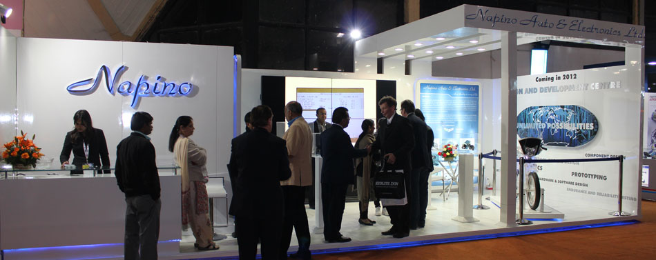 Napino Auto and Electronics Ltd at Delhi Auto Expo 2012