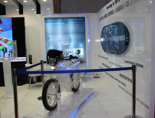 Napino Auto and Electronics Ltd at Delhi Auto Expo 2012