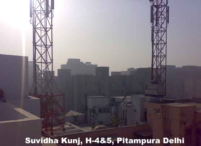 Cell Tower Suvidha Kunj Pitampura Delhi
