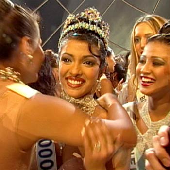 Priyanka chopra in Miss World 2000 Pageant