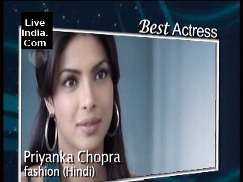 Priyanka Chopra Receives Best Actress award - live