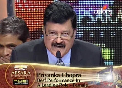 Priyanka’s father Ashok Chopra received the award on her behalf