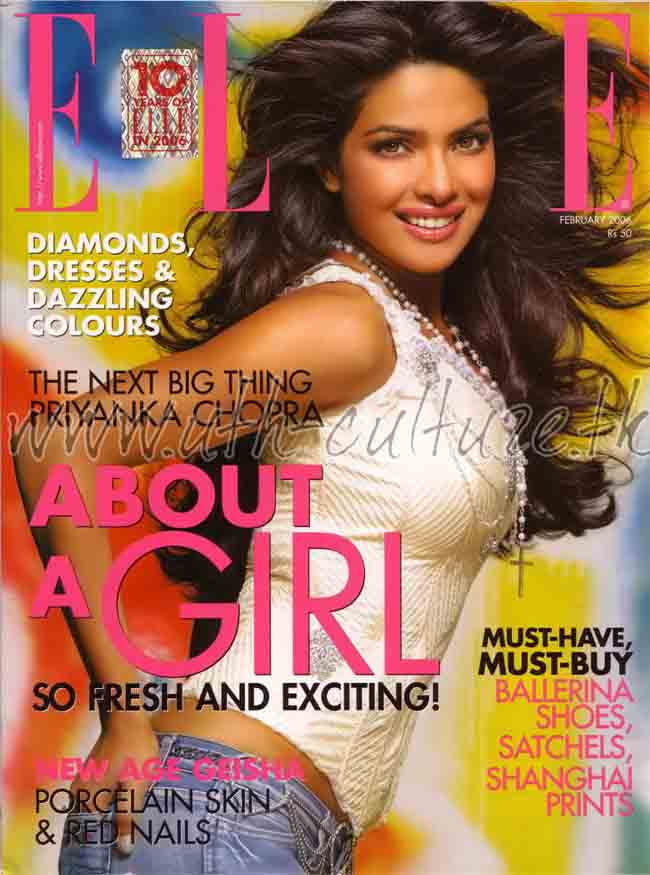 Priyanka Chopra Scans from ELLE - Magazine