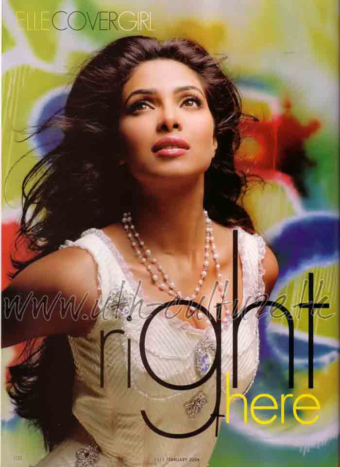 Priyanka Chopra Scans from ELLE - Magazine