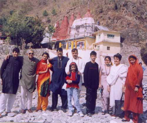 Priyanka With her Family