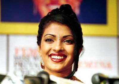 Priyanka chopra in Miss World 2000 Pageant