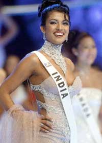 Priyanka chopra in Miss World 2000 Pageant