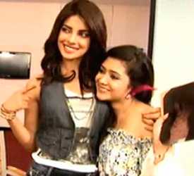 Priyanka Chopra with Fan Tripti Bansal