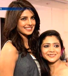 Priyanka Chopra with Fan Tripti Bansal