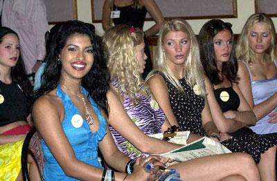 Priyanka chopra in Miss World 2000 Pageant