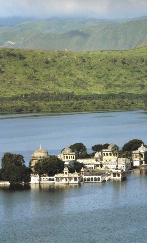 Jag Mandir, Middle of Lake Pichola at Udaipur. Jagmandir was built in 1620 by Rana karan singh as a