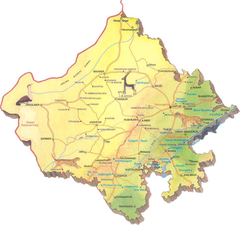 Ranthambore Map