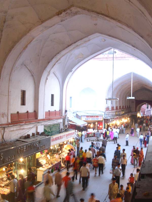Meena Bazar Red Fort Delhi.
