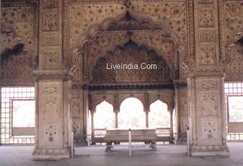 Takh-te-Taus Red Fort Delhi