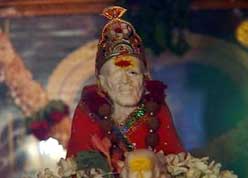 Sai Baba open one-eye