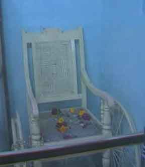 The chair never used by Baba