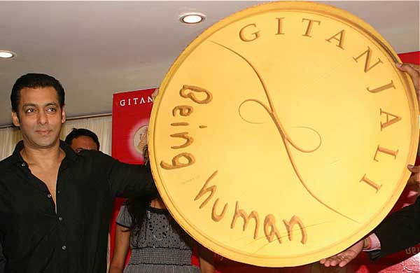 Salman Khan at the launch of Being Human Gold Coins