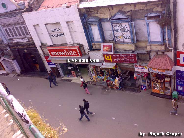 Lower Bazaar- Shimla Hill Station