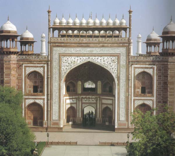 Main Entrance Gate Of The Taj Mahal