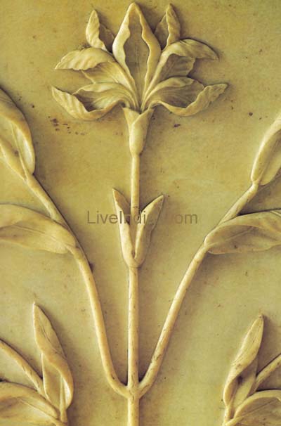 Taj Mahal marble flowers
