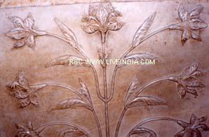 Taj Mahal marble flowers