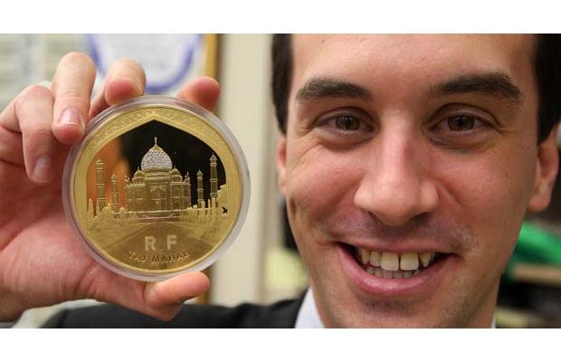 Most expensive coin on Taj to be released in Paris