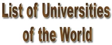 List of Universities of the World