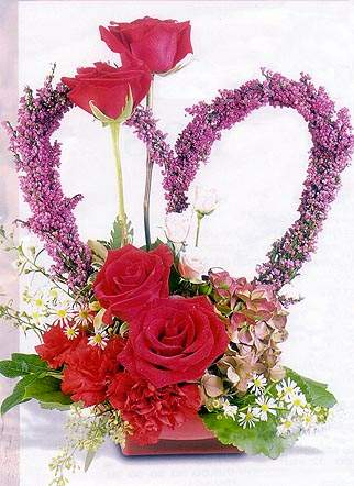 Love Flowers Pictures on Times Valentine S Day Cards Have Been Adorned With Hearts  Flowers