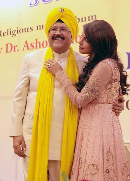 Dr. Ashok Chopra with Priyanka Chopra